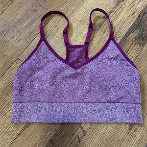 PINK Victoria's Secret Purple Heather Sports Bra